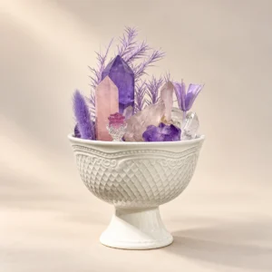 Violet Reverie Crystal Chalice