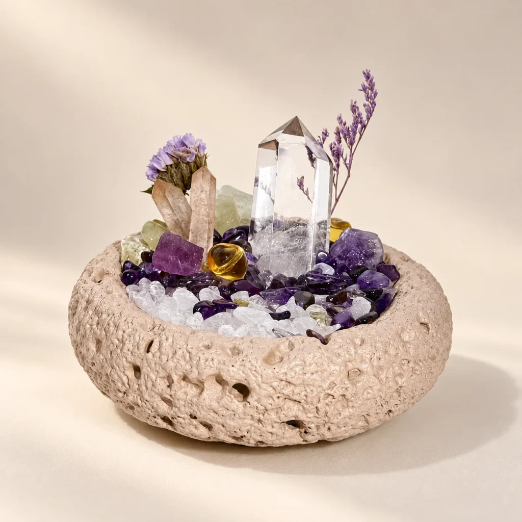 Amethyst Abundance Crystal Bowl