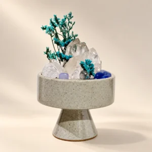Jade Mist Crystal Pedestal