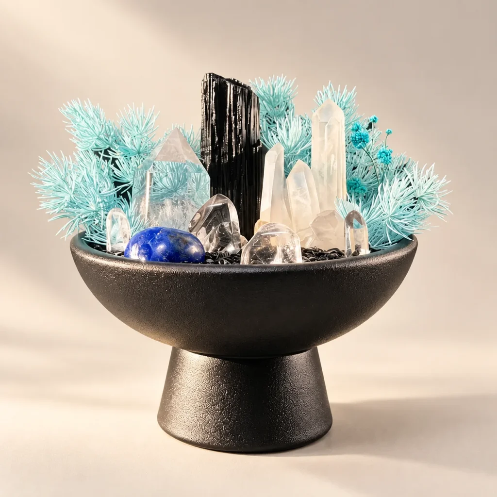 Coastal Blue Crystal Landscape