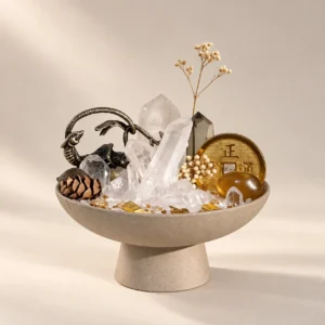 Cloud Summit Crystal Dish