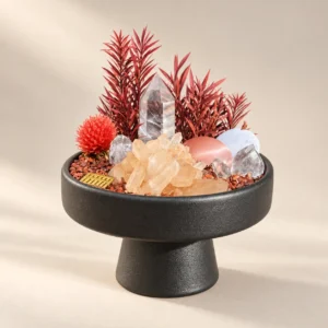 Autumn Glow Crystal Bowl