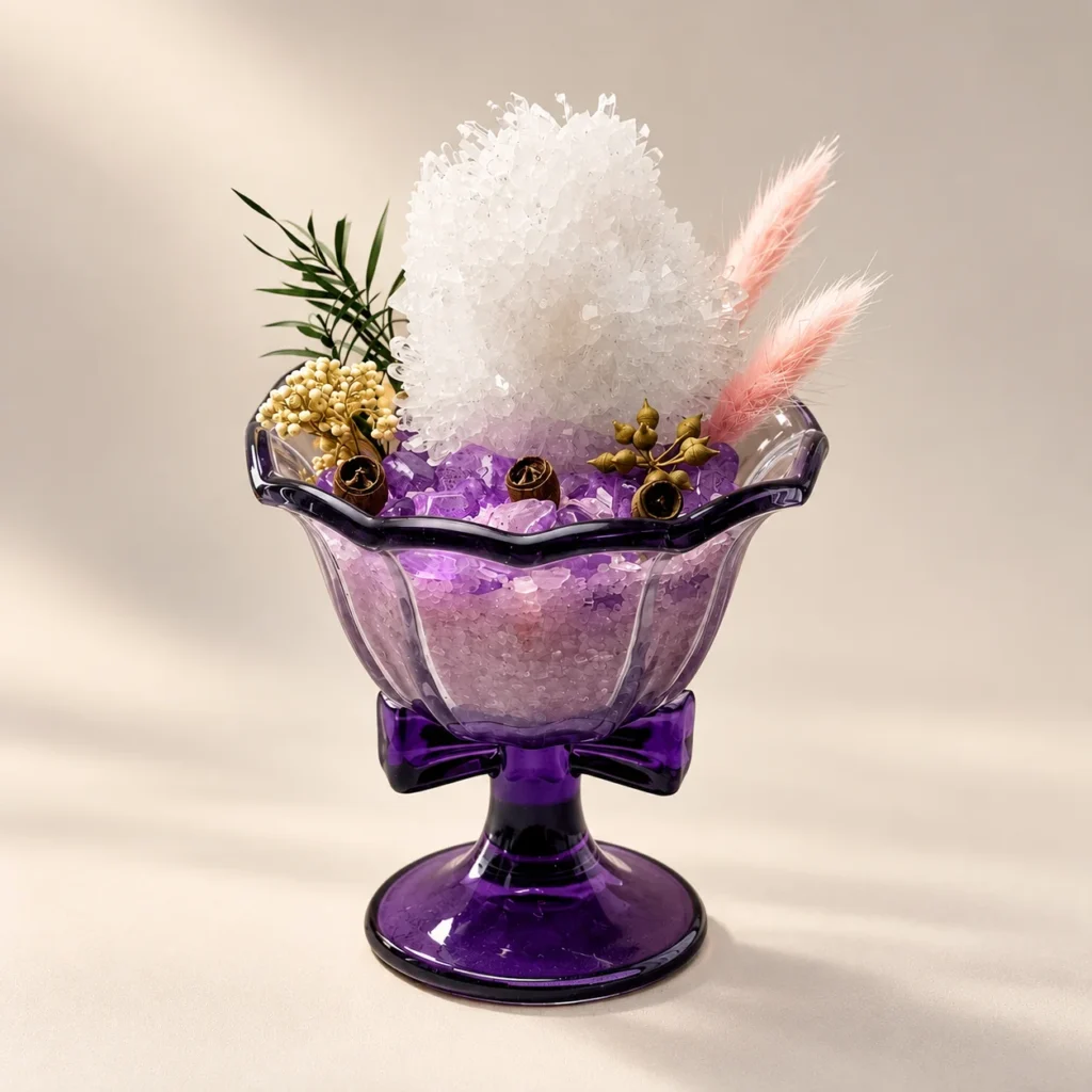 White Bloom Crystal Chalice