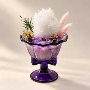 White Bloom Crystal Chalice